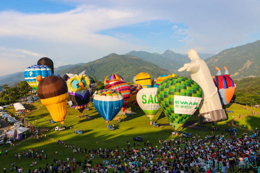 台東熱氣球與金針花季一起綻放暑假花東吧！6/30 熱氣球開幕紀錄 - 黑崎時代