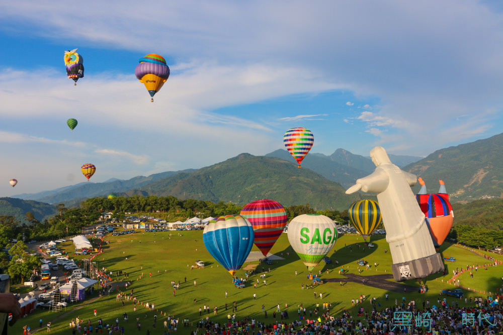 台東熱氣球與金針花季一起綻放暑假花東吧！6/30 熱氣球開幕紀錄 - 黑崎時代